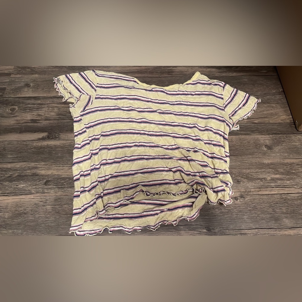 a crop shirt